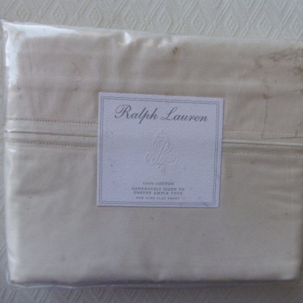 RALPH LAUREN Italy PENTHOUSE BALLGOWN Cream solid SHEET K
